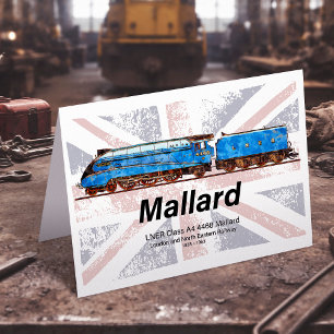 Carte De Remerciements Classe A4 LNER Profil de locomotive à hélice