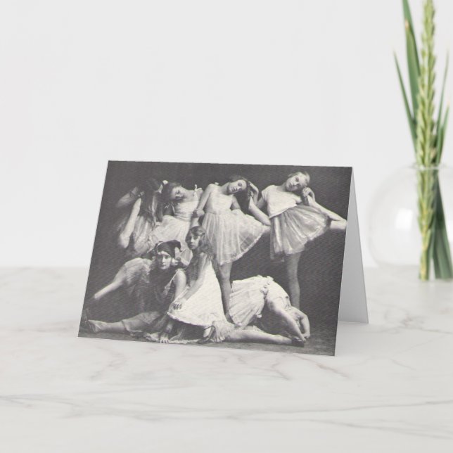 Carte De Remerciements Classe de danse 1925, Berlin (Devant)