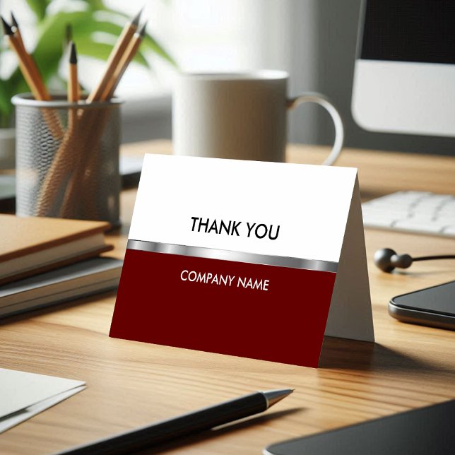 Carte De Remerciements Classement des entreprises (Créateur téléchargé)