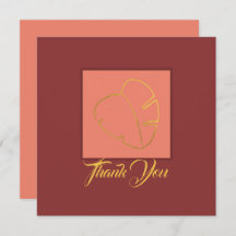 Classique Feuille d'Or Élégant Rose Violet