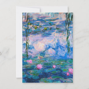 Carte De Remerciements Claude Monet - Lys d'eau 1919