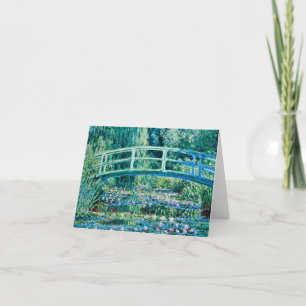 Carte De Remerciements Claude Monet - Nappes D'Eau Et Pont Japonais