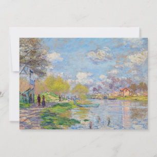 Carte De Remerciements Claude Monet - Printemps de la Seine