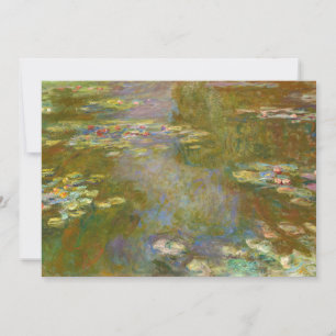 Carte De Remerciements Claude Monet - Water Lily Pond 1917