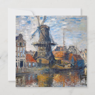Carte De Remerciements Claude Monet - Windmill, Amsterdam