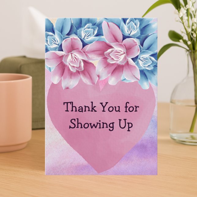 Carte De Remerciements Client Thank You Card from Your Therapist – Custom (Créateur téléchargé)