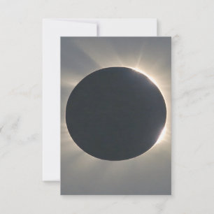 Carte De Remerciements Clôture de l'éclipse solaire