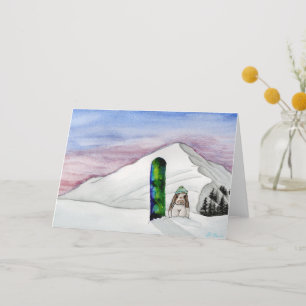 Carte De Remerciements Coconut's Adventures : Janvier Greeting Card A5