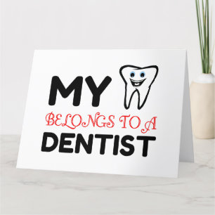 Carte De Remerciements Coeur Appartient Dentiste