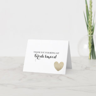 carte de remerciements - Coeur nuptial