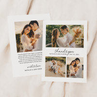 Collage photo Mariage de script de coeur moderne