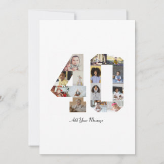 Carte De Remerciements Collage photo numéro 40
