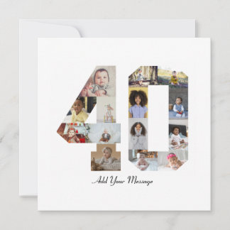 Carte De Remerciements Collage photo numéro 40