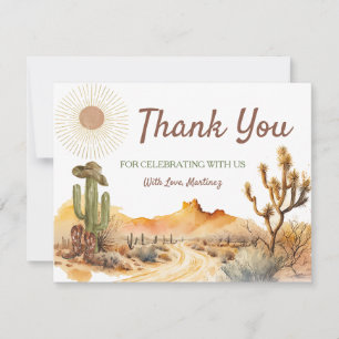 Carte De Remerciements Comment L'Occident Était Un Cowboy De Fête D'Anniv