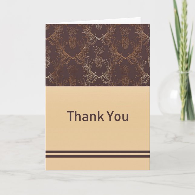 Carte de remerciements commercial pour n'importe q (Devant)
