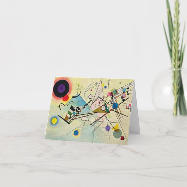 Carte De Remerciements Composition 8 par Wassily Kandinsky (Devant)
