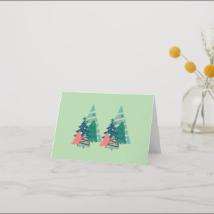 Carte De Remerciements Conception des Evergreens