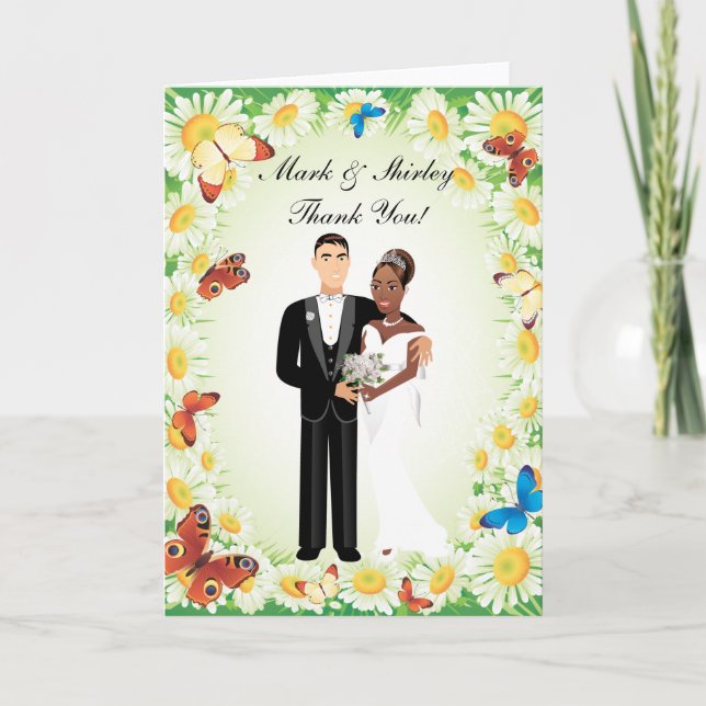 Carte De Remerciements Conception mariage (Devant)