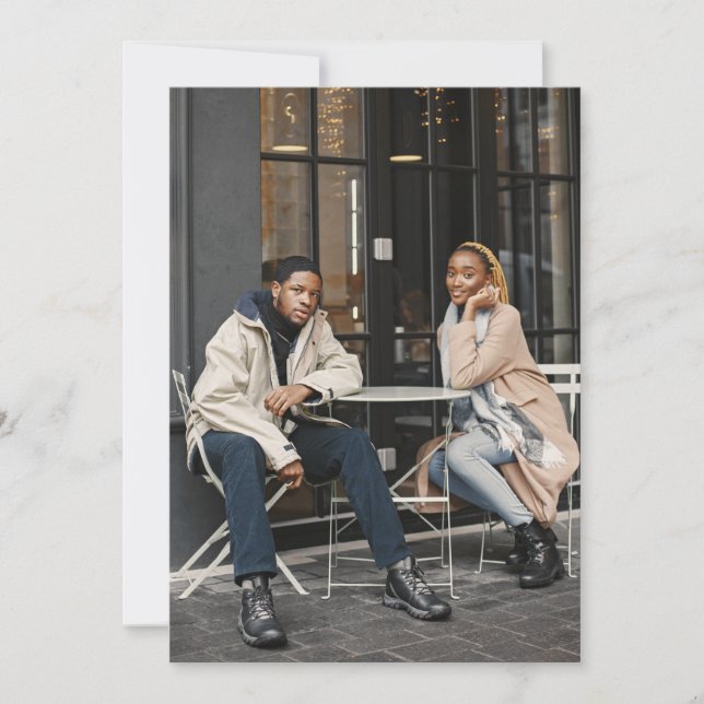 Carte De Remerciements Concevez Votre Propre Photo Unique (Devant)