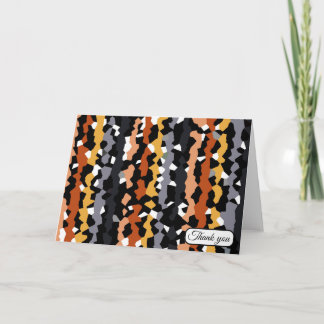 Carte De Remerciements Confetti Safari
