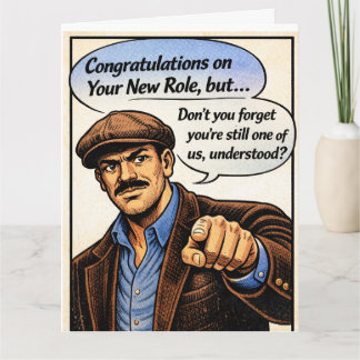 Carte De Remerciements Congrats! Don't forget about us!