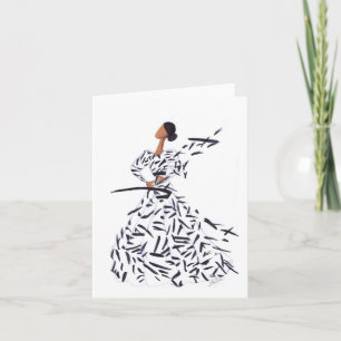 Carte De Remerciements Contours de peinture