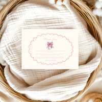 Coquette Pink Bow Nursing School Graduate