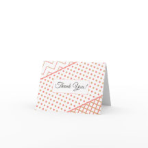 Corail Élégant Géométrique Chevron Pois Carreaux