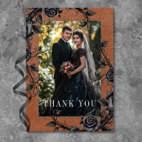 Corbeau noir gothique Rose noir rouille Mariage ph