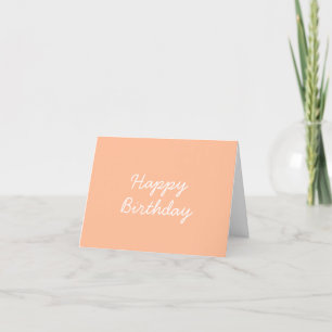 Carte De Remerciements Couleur de l'année 2024   Peach Cursive Anniversai