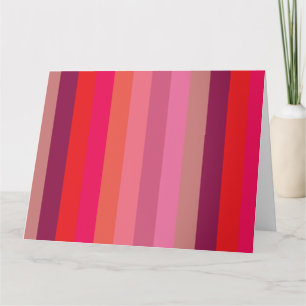 Carte De Remerciements Couleurs brillantes 1