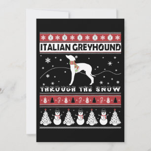 Carte De Remerciements Coupe du Christ italienne de Greyhound