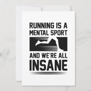 Carte De Remerciements Courir fou