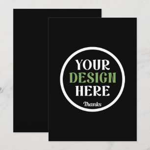 Carte De Remerciements coutume, unique, élégant et minimaliste hershey®'s