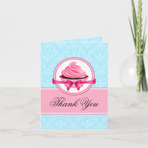 Carte De Remerciements Couture Cupcake Thank You Cards
