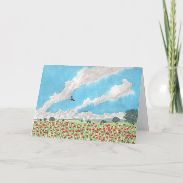 Carte De Remerciements Couvertures indiennes (Devant)