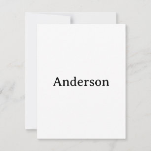 Carte De Remerciements Créez Votre Propre 4,25" x 5,5" Carré