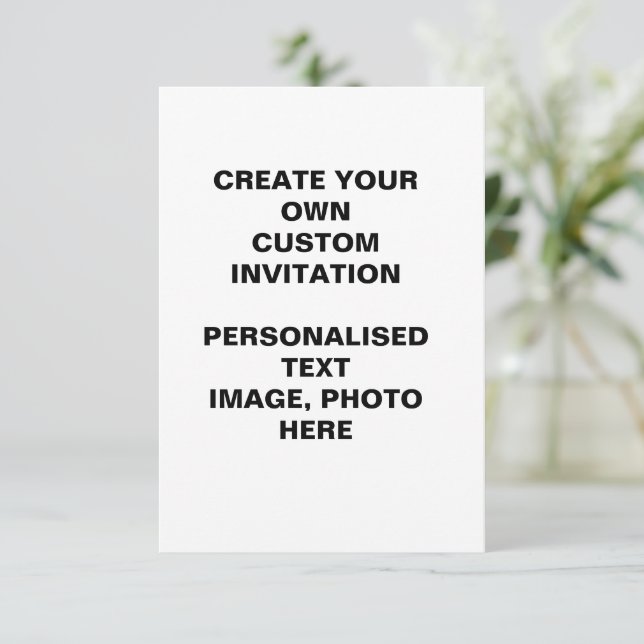 Carte De Remerciements Créez votre propre personnalisation personnalisée (Debout devant)