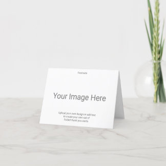 Carte De Remerciements Créez votre propre petit 4 po x 5,6 po replié à l'