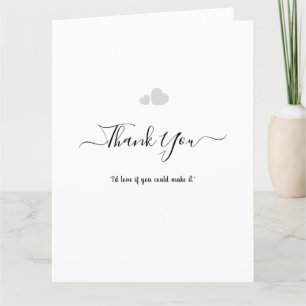 Carte De Remerciements Créez Votre Propre Simple 8,5" x 11 Pliage Profess