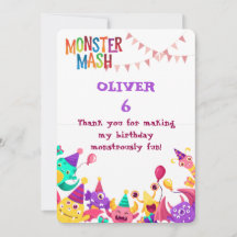 Crocodile & Hippo Thank You Card - Fun
