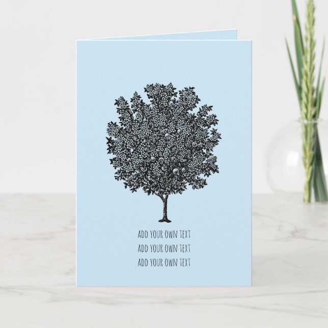 Carte De Remerciements Cultiver soi-même Arbre à fruits (Devant)