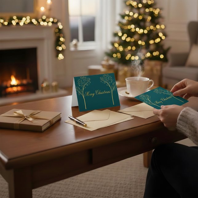 Carte De Remerciements Custom Color Christmas Card (Créateur téléchargé)