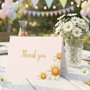 Carte De Remerciements Daisy 1er Anniversaire N'est-elle pas Merveilleuse