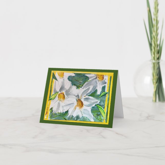 Carte De Remerciements Daisy Delight (Devant)