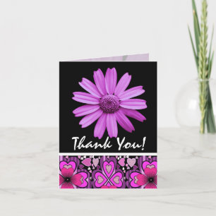 Carte De Remerciements Daisy Thank