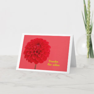 Carte De Remerciements Danke für alles