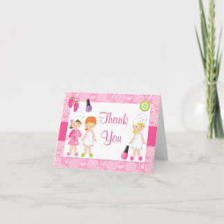 Carte de remerciements d'anniversaire spa