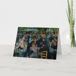 Carte De Remerciements Danse au Moulin de la Galette - Auguste Renoir