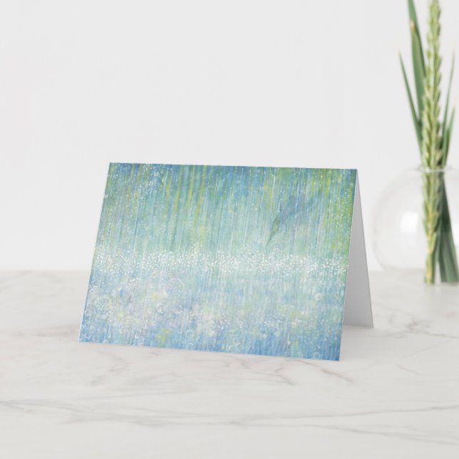 Carte De Remerciements Danse de l'eau par Iris Grace Painting (Devant)